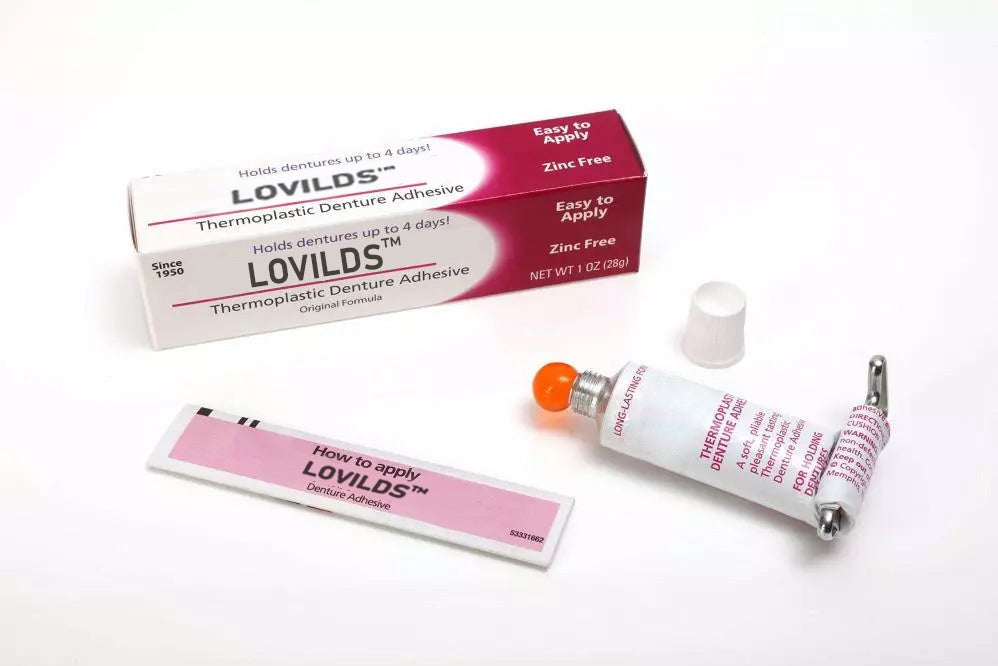 𦷠BUY 2 GET 2 FREE |LOVILDSā¢No-Slip Denture Gel ā 4-Day Hold