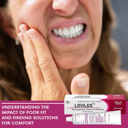 🦷 BUY 2 GET 2 FREE |LOVILDS™No-Slip Denture Gel – 4-Day Hold