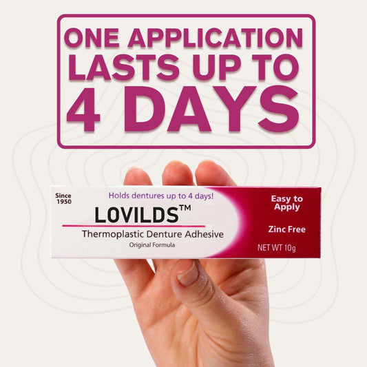 🦷 BUY 2 GET 2 FREE |LOVILDS™No-Slip Denture Gel – 4-Day Hold
