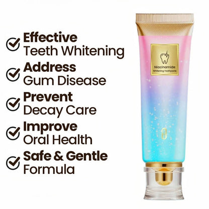 [Buy 1 Get 1 Free] Niacinamide Whitening Toothpaste - 7 Days Intense Whitening