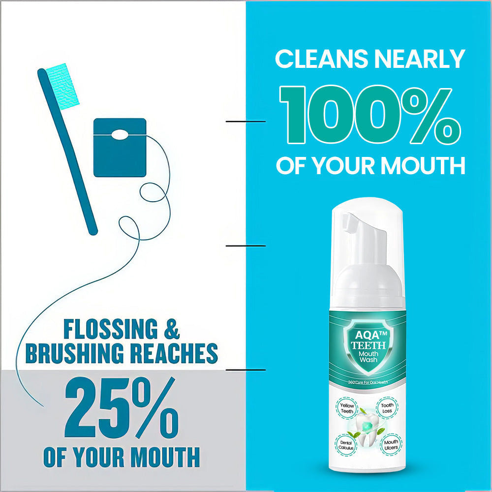 🦷 BUY 2 GET 2 FREE 🦷NEW TEETH Mouthwash - Solve all Oral Problems